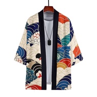 Haori Kimono Sweaters & Cardigans Men Korean Style Cardigan Blazer Suit Haori Unisex
