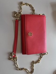Tory Burch 鏈條銀包