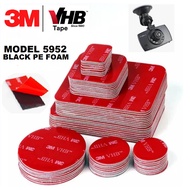 3M VHB Double Sided Tape Clear Black PE Foam Magic Nano Tape Car Strong Tape 5952