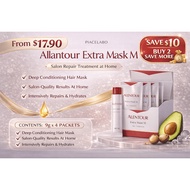 Piacelabo Allantour Extra Mask M 9g x4 – Weekly Intensive Hair Treatment | Deep Repair, Hydration, S
