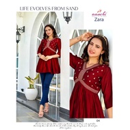 Rayon Alia Cut Short Kurtis