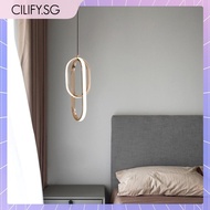 [Cilify.sg] Modern Chandelier 3 Colors Light Minimalist LED Pendant Light Home Hanging Lamp