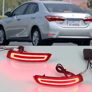 Toyota altis 2014 2015 2016 2017 2018 rear bumper led light reflector fog lamp foglamp foglight cove