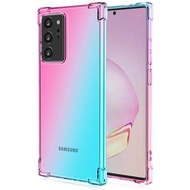 Casing Softcase Soft Case Samsung Galaxy Note 20 Ultra Shock Gradient Case Samsung Galaxy Note 20 Ul