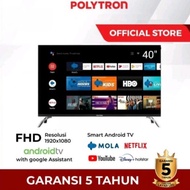 TV LED Polytron Android TV 40 inch PLD 40AG9953 / 40AG5959