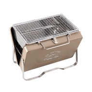 CAPTAIN STAG Monte V 型桌上型烤架 卡其色 1 件