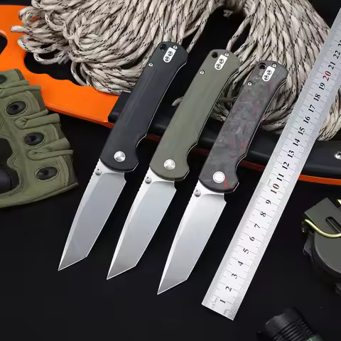 T0041 Original Folding Knife EDC Multipurpose Tactical Pocket knife 14C28N Steel Outdoor Camping Hun