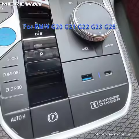 Phone Charge For BMW G20 G21 G22 G23 G28 i3 i4 G26 X3 G01 X4 IX3 X5 X6 G06 M8 USB 27W Fast charger t
