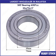 SKF Bearing 6207zz 35x72x17mm Heavy Duty Type for Electrolux washing machine use