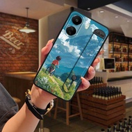 personality Anti-dust Phone Case For Redmi 13C 4G/Xiaomi Poco C65 Plain color Mobile case Painting P