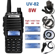 COD LANGSUNG KIRIM HT UV-82 PRO 8WATT 5000MAH Walkie Talkie Walky Talky Dual Band UHF VHF HT Radio U