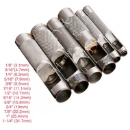 Hollow Punch ( 1/8" to 1-1/4" ) Hole Punch / Rubber Punch / Punch Lubang Steel Hole Punch 12mm 16mm 