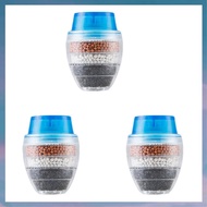 (XCTS) 3X Activated Carbon Faucet Filter Faucet Nozzle Water Filter Kitchen Tap 5 Layers Filter Puri