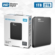 1TB/2TB WD Hard Disk Portable External HDD Hard Drives