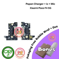 XIAOMI CHARGER CONNECTOR F4 5G ORIGINAL OEM FLEXIBLE CAS + IC PCB BOARD CON CAS + MIC