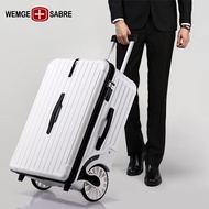 ST/👜Swiss Army Knife Single-Directional Wheel Trolley Case New Bull Wheel Luggage Directional Wheel Suitcase20Inch Two-W