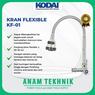 KODAI Flexible Faucet KF-02 Size 1/2" Colorful Flexible Sink Faucet/ Babet Rubber