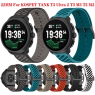 Silicone Strap For KOSPET TANK T3 Ultra 2 / M3 Ultra / T2 / M2 Smartwatch Breathable Sports 22MM Rep