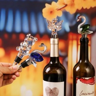 Creative Red Wine Stopper Crystal Wine Bottle Stopper Cute Wine Wine Bottle Stopper Swan Wine Stoppe