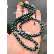 Combo set of blue bracelet necklace, size 8mm, type A svip, beautiful, inspected product