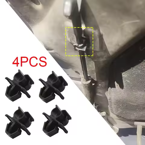 4/8Pcs Car Hood Prop Rod Clip Auto Fastener Hood Bonnet Prop Rod External Testing For HOOD Vehicle C