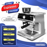 MESIN KOPI ESPRESSO DENGAN GRINDER KOPI FERRATTI FERRO FCM-5020 - MYOSOTIS7