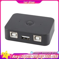 USB Printer Sharer Device 2 Ports USB2.0  Printer Sharing Peripheral for Printer USB Splitter Sharin