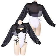 No2 Type B Swimsuit Cosplay Bikini Game NieR:Automata Ver1.1a Costume Swimwear Jumpsuit Outfits Hall