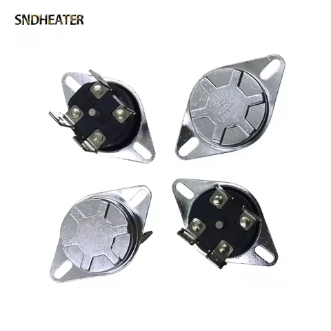 SNDHEATER KSD302X 65/70/80/95/125C Temperature Control Element 250V 20A 4 Pins Water Tank Heater The