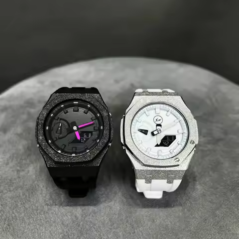 Gen4 Mod Kit for Casioak GA2100 GMAS2100 Modification Kit Bezel Emery Frosted Case Rubber Band for G