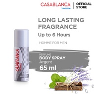 Casablanca Homme For Men Perfume Body Spray Argent Silver | Parfum Pria Tahan Lama