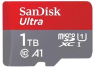 SANDISK 1TB ULTRA microSD 150MB/S UHS-I C10 A1 記憶卡 紅灰