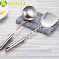 MIQUEL Wok Shovel Turner Big Kitchen Utensil Kitchenware 304 Stainless Steel Wall Hang Ladle Spoon