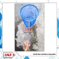 Serok ikan siap pakai / lubang anyam 3 mm / jaring serok udang wader dan teri / jaring serok ikan