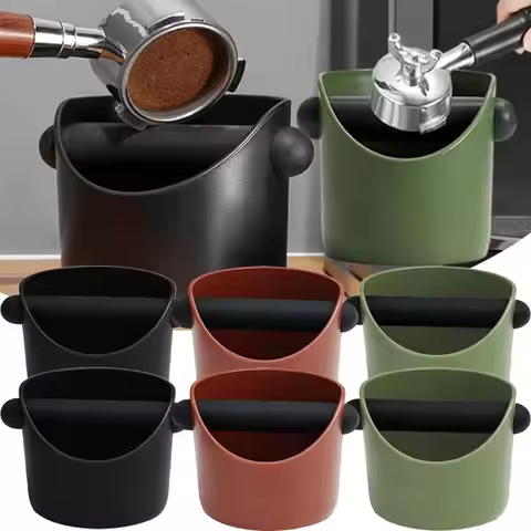 Coffee Knock Box Coffee Machine Accessories Tool Anti Slip Espresso Waste Bin Barista Non-Slip Base 