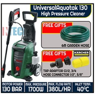 BOSCH UNIVERSALAQUATAK 130  HIGH PRESSURE WASHER 130BAR 1700W ( UNIVERSALAQUATAK130 ) C/W 3 DIFFRENT