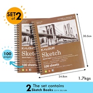 Rex TT หนังสือ 【2 เล่ม】 สมุดสเก็ตช์ Sketchbook renaissance 100/60 หน้าขนาด/2 * 60 แผ่น professional การเขียนและภาพวาด book sketch book หนังสือภาพวาด tracing book coil book sketch book