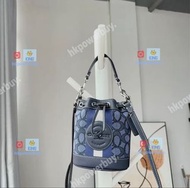 Original Coach Mini Dempsey Bucket Shoulder Bag816
