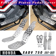 LJBKOALL For HONDA XADV 750 Foot Plate Board Pedals Footrest FootBoard Cover Mat Pad XADV750 X-ADV 750 2017-2022 Motorcycle Accessories