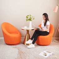 Single Person Internet Celebrity Style Lazy Sofa Backrest Leisure Discussion Chair Bedroom Rotating 