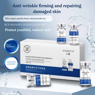 GHK-Cu Blue Copper Oligopeptide Peptide Freeze-Dried Powder Kit Hydration Firming Repair Moisturizin