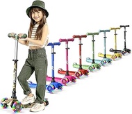 Kids Scooter β Children and Toddler 3 Wheel Kick Scooter β LED Wheel Lights Illuminate When Rolling