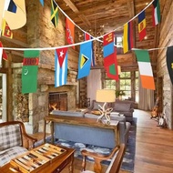 Salt 50/ 100Pcs World Country Flags String Flags 100 Countries World Flags Various Flags Gv23