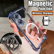 Luxury Transparent Electroplated Phone Case for OPPO A17 A17K A97 5G Phone Case with Lens Film Cover