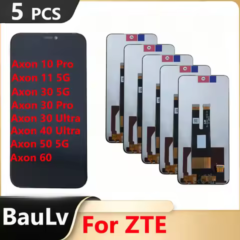 Wholesale 5 Pieces/Lot For ZTE Axon 10 Pro LCD Display Axon 11 5G Touch Axon 30 Pro Ultra 5G Screen 