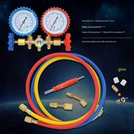 Aircond Meter Set R134a Car Aircon Manifold Gauge Freon Pressure Gauge AC Manifold Gauge Set Air Con