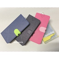 OPPO Reno 16/Reno 16F [Two-Color Cross Pattern] Side Flip Protective Case/Protective Case/Side Flip 