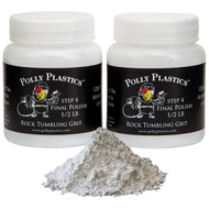 Polly Plastics Rock Tumbler Grit Refill, Final Polish 1200 Fine Aluminum Oxide, Stage 4 for Tumbling