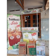 (IC)FRANCHISE / PAKET USAHA ES TEH SOLO GRATIS BUBUK ES COKLAT DAN ES PERMEN KARET 30 CUP