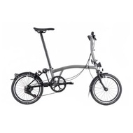 Brompton P-Line Storm Grey S4L， 正廠小布摺車